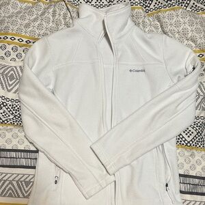 Columbia Women's White Teddy Fleece Jacket
